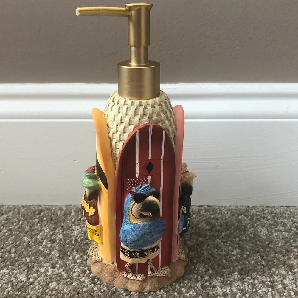 Parrot Surfboard Soap Dispenser